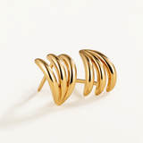 Pendientes Auria en Plata 925 Bañada en Oro de 18 Kt