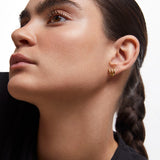 Pendientes Auria en Plata 925 Bañada en Oro de 18 Kt