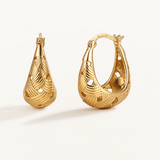 Pendientes Silta en Plata 925 Bañada en Oro de 18 Kt