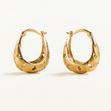 Pendientes Silta en Plata 925 Bañada en Oro de 18 Kt