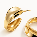 Pendientes Arel en Plata 925 Bañada en Oro de 18 Kt