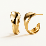 Pendientes Arel en Plata 925 Bañada en Oro de 18 Kt