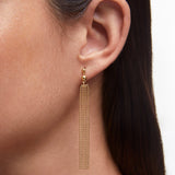 Pendientes Mini Beads Era en Plata 925 Bañada en Oro de 18 Kt
