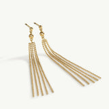 Pendientes Mini Beads Era en Plata 925 Bañada en Oro de 18 Kt