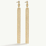 Pendientes Mini Beads Era en Plata 925 Bañada en Oro de 18 Kt