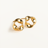 Pendientes Laira en Plata 925 Bañada en Oro de 18 Kt