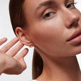 Pendientes Laira en Plata 925 Bañada en Oro de 18 Kt