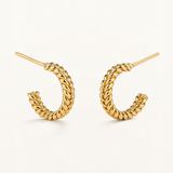 Pendientes Etria en Plata 925 Bañada en Oro de 18 Kt