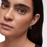 Pendientes Nodia en Plata 925 Bañada en Oro de 18 Kt
