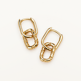 Pendientes Nodia en Plata 925 Bañada en Oro de 18 Kt