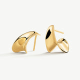 Pendientes Silena en Plata 925 Bañada en Oro de 18 Kt