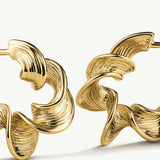 Pendientes Florena en Plata 925 Bañada en Oro de 18 Kt