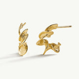 Pendientes Florena en Plata 925 Bañada en Oro de 18 Kt