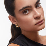 Pendientes Ivara en Plata 925 Bañada en Oro de 18 Kt