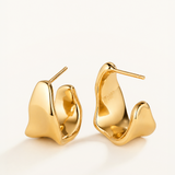 Pendientes Ivara en Plata 925 Bañada en Oro de 18 Kt