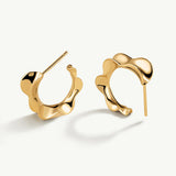 Pendientes Nera en Plata 925 Bañada en Oro de 18 Kt