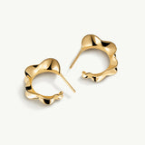 Pendientes Nera en Plata 925 Bañada en Oro de 18 Kt