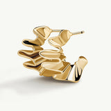 Pendientes Spira en Plata 925 Bañada en Oro de 18 Kt