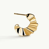 Pendientes Spira en Plata 925 Bañada en Oro de 18 Kt