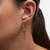 Pendientes Velara en Plata 925 Bañada en Oro de 18 Kt