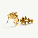 Pendientes Alira en Plata 925 Bañada en Oro de 18 Kt