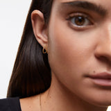 Pendientes Duality Twist en Plata 925 Bañada en Oro de 18 Kt