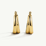 Pendientes Links Bell en Plata 925 Bañada en Oro de 18 Kt