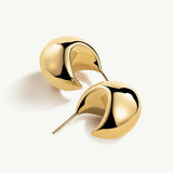 Pendientes Bold Cleo en Plata 925 Bañada en Oro de 18 Kt