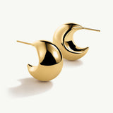 Pendientes Bold Cleo en Plata 925 Bañada en Oro de 18 Kt