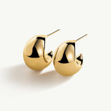 Pendientes Bold Cleo en Plata 925 Bañada en Oro de 18 Kt