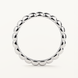 Sortija Sleek Lines en plata de primera ley