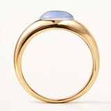Sortija Sello Eira en Plata 925 Bañada en Oro de 18 Kt