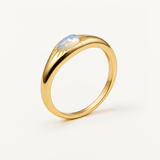 Sortija Alma en Plata 925 Bañada en Oro de 18 Kt