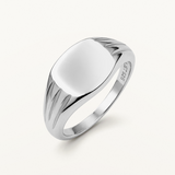 Anillo Sello Bolden Flow en Plata de Primera Ley