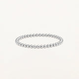 Sortija Mini Beads S en Plata de Primera Ley