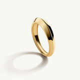 Sortija Bold en Plata 925 Bañada en Oro de 18 Kt