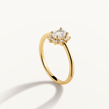 Sortija Aurelia en Plata 925 Bañada en Oro de 18 Kt