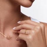 Sortija Legacy Tiara con Circonita en Plata 925 Bañada en Oro de 18 Kt