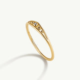 Sortija Legacy Tiara con Circonita en Plata 925 Bañada en Oro de 18 Kt