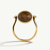 Sortija Alchemy Mood Stone en Plata 925 Bañada en Oro de 18 Kt
