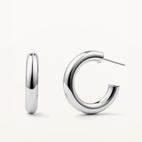 Pendientes Aro Nura 20 mm en Plata de Primera Ley