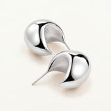 Pendientes Bold Moon en Plata de Primera Ley