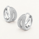 Pendientes Radiance Duo en Plata de Primera Ley