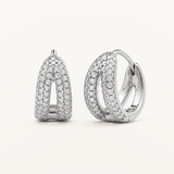 Pendientes Radiance Duo en Plata de Primera Ley