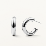 Pendientes Aro Nura 15 mm en Plata de Primera Ley