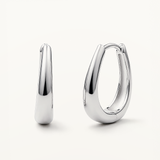 Pendientes Lunara Slim en Plata de Primera Ley