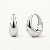 Pendientes Lunara en Plata de Primera Ley