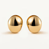 Pendientes Bold Clip en Plata 925 Bañada en Oro de 18 Kt