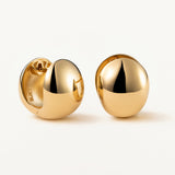 Pendientes Bold Clip en Plata 925 Bañada en Oro de 18 Kt