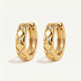 Pendientes Aurex en Plata 925 Bañada en Oro de 18 Kt